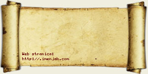 Jasmina Pejčinović vizit kartica